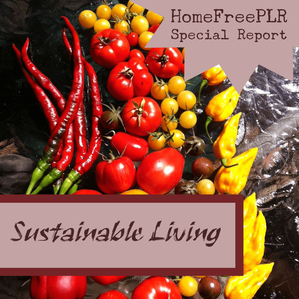 sustainable living plr report