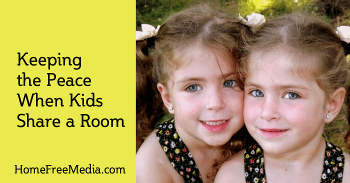 Keeping the Peace When Kids Share a Room