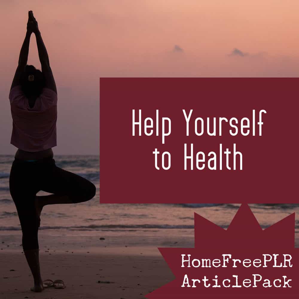 help yourself to health plr article pack