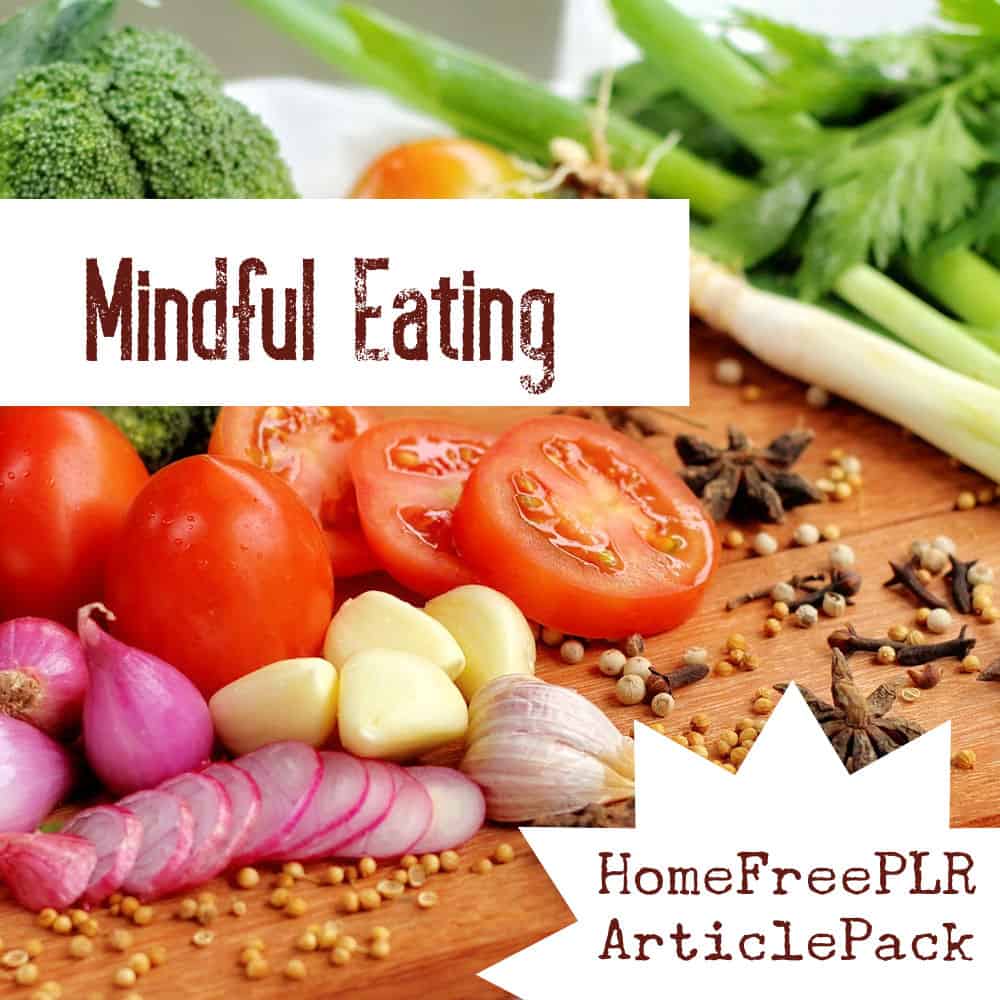 mindful eating plr articles