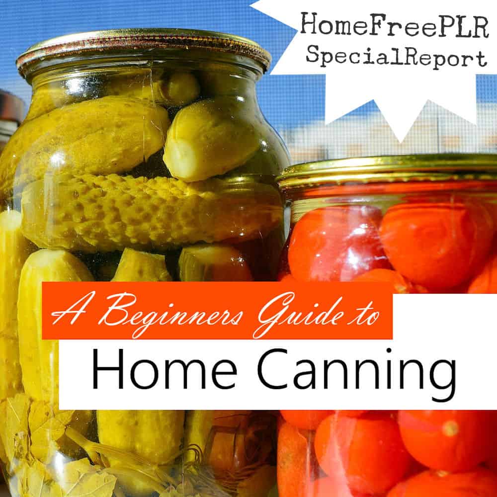 home canning plr