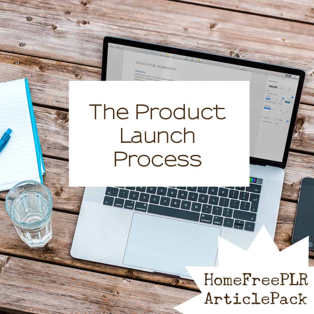 Product Launch Process PLR Article Pack