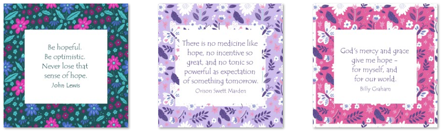 hope inspirational graphics