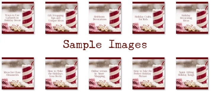 Holiday PLR Images