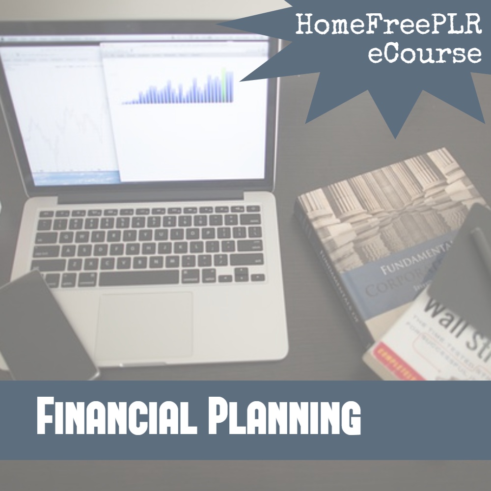 financial planning PLR eCourse